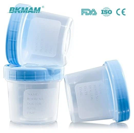 Stackable Specimen Cups With Lids,Leak Proof Sampling Cup 120ml Plastic Urine Cups
