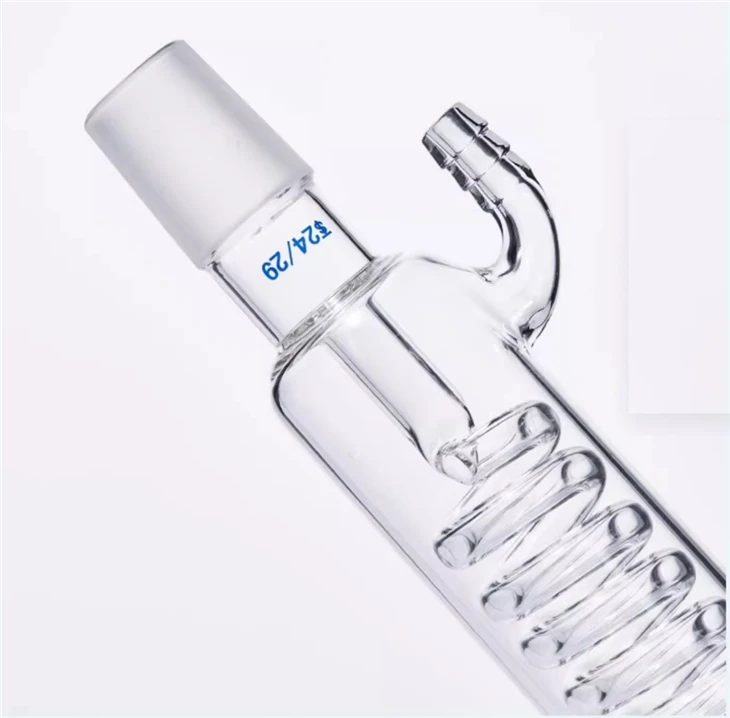 Condenser Pipe Laboratory Apparatus China Manufacturers 400 mm Lab Glass Condenser Tube With 29/32 Joint