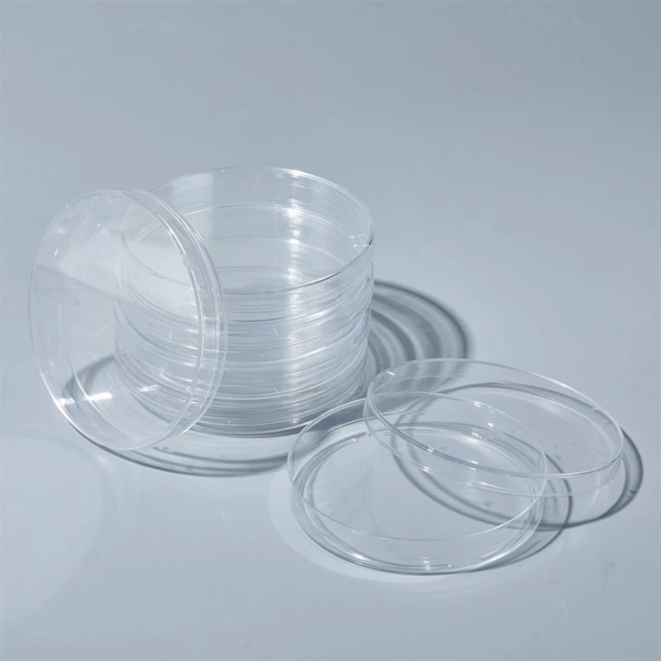 Different Size Lab Plastic Ps 90mm Round Sterile Tissue Culture Petri Dish