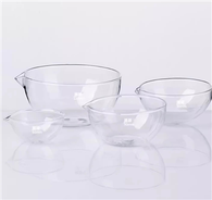 ظرف تبخیر شیشه ای Lab Boro 3.3 برای استفاده آزمایشگاهی ظرف تبخیر کننده ته گرد آزمایشگاهی ظرف تبخیر کننده